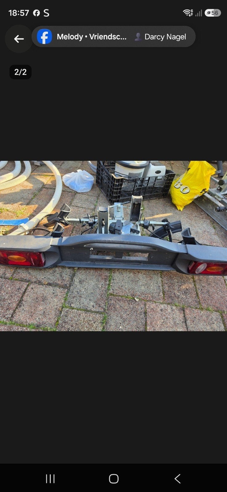 Twinny Load SWING CK Compact PA fietsendrager, Auto diversen, Fietsendragers, Ophalen of Verzenden, 2 fietsen, Gebruikt, Trekhaakdrager