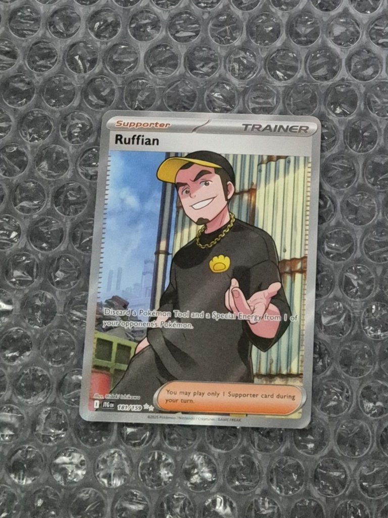 Full Art Trainer Ruffian 181/159 Journey Together JTG, Ophalen of Verzenden, Zo goed als nieuw, Losse kaart, Foil