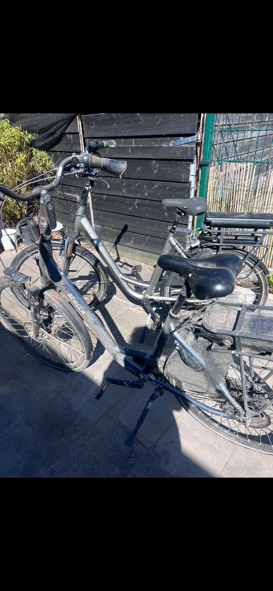Twee Stella elektrische fietsen voor onderdelen, Fietsen en Brommers, Fietsonderdelen, Frame, Gebruikt, Aluminium, Ophalen
