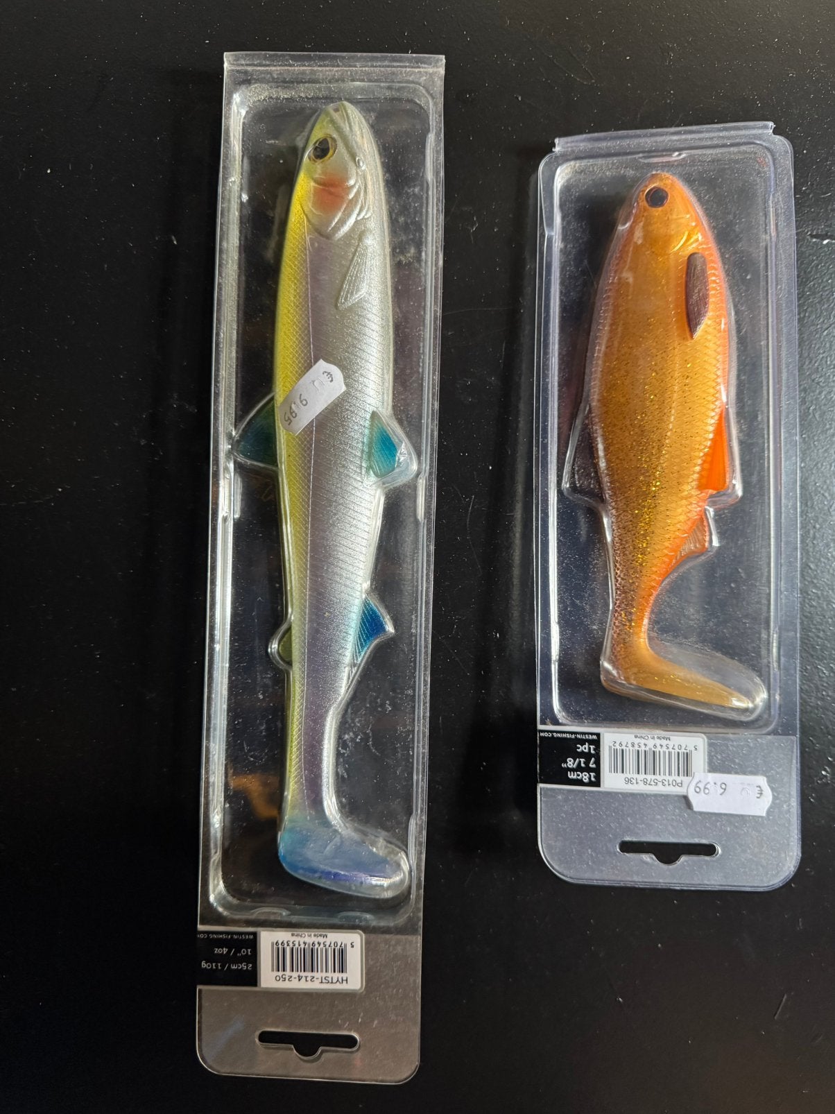 2x Westin shads, Ophalen of Verzenden, Zo goed als nieuw, Overige typen