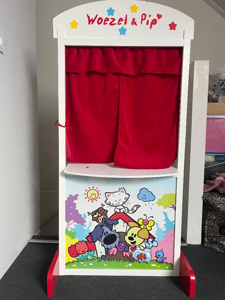 Woezel en Pip Poppenkast, Ophalen, Gebruikt