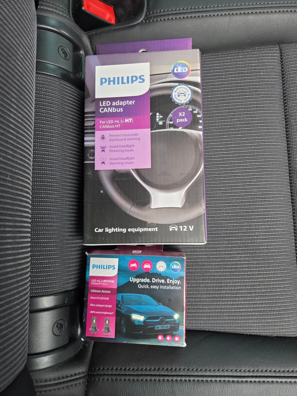 Philips LED verlichting met CANbus adapter H7, Auto-onderdelen, Verlichting, Ophalen of Verzenden, Nieuw, Universele onderdelen