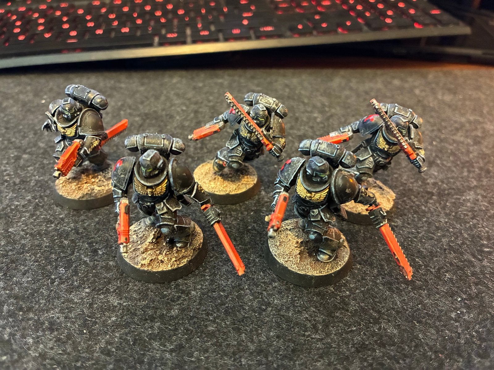 Warhammer 40K (Death Company) Assault Intercessors, Gebruikt, Figuurtje(s), Ophalen of Verzenden, Warhammer 40000