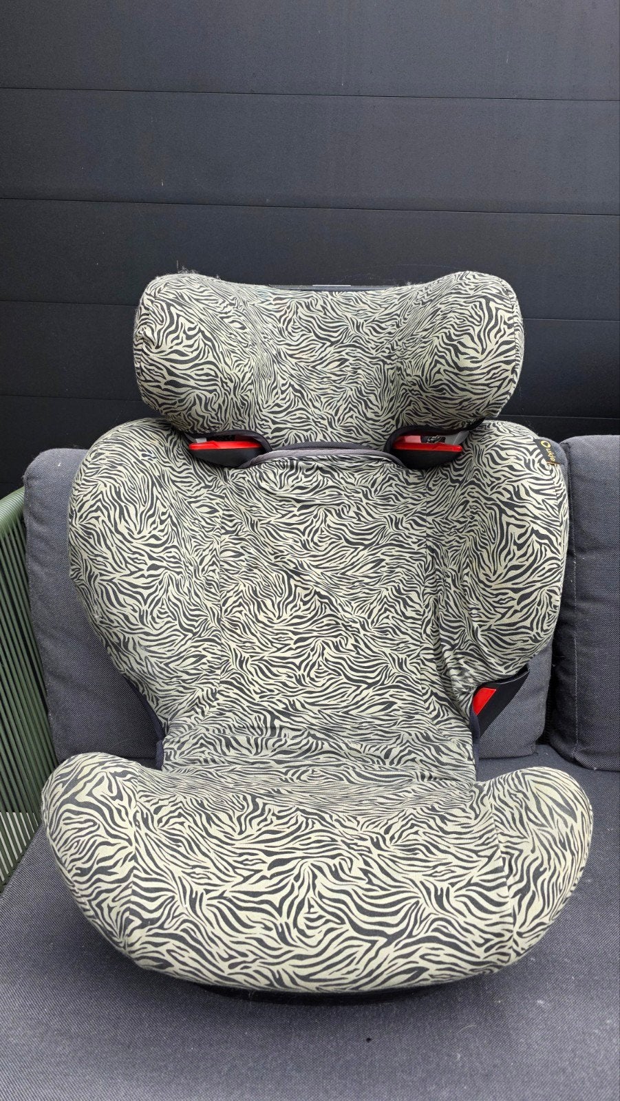 Maxi-Cosi Rodifix Autheblack 2 autostoel + Ukje hoes groen, Ophalen, 15 t/m 36 kg, Zo goed als nieuw, Isofix