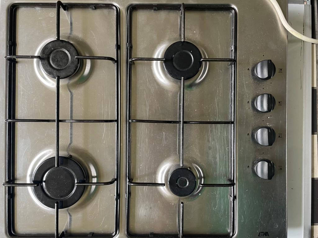 gaskookplaat merk Etna, inbouw, Ophalen, Gebruikt, 4 kookzones, Gas
