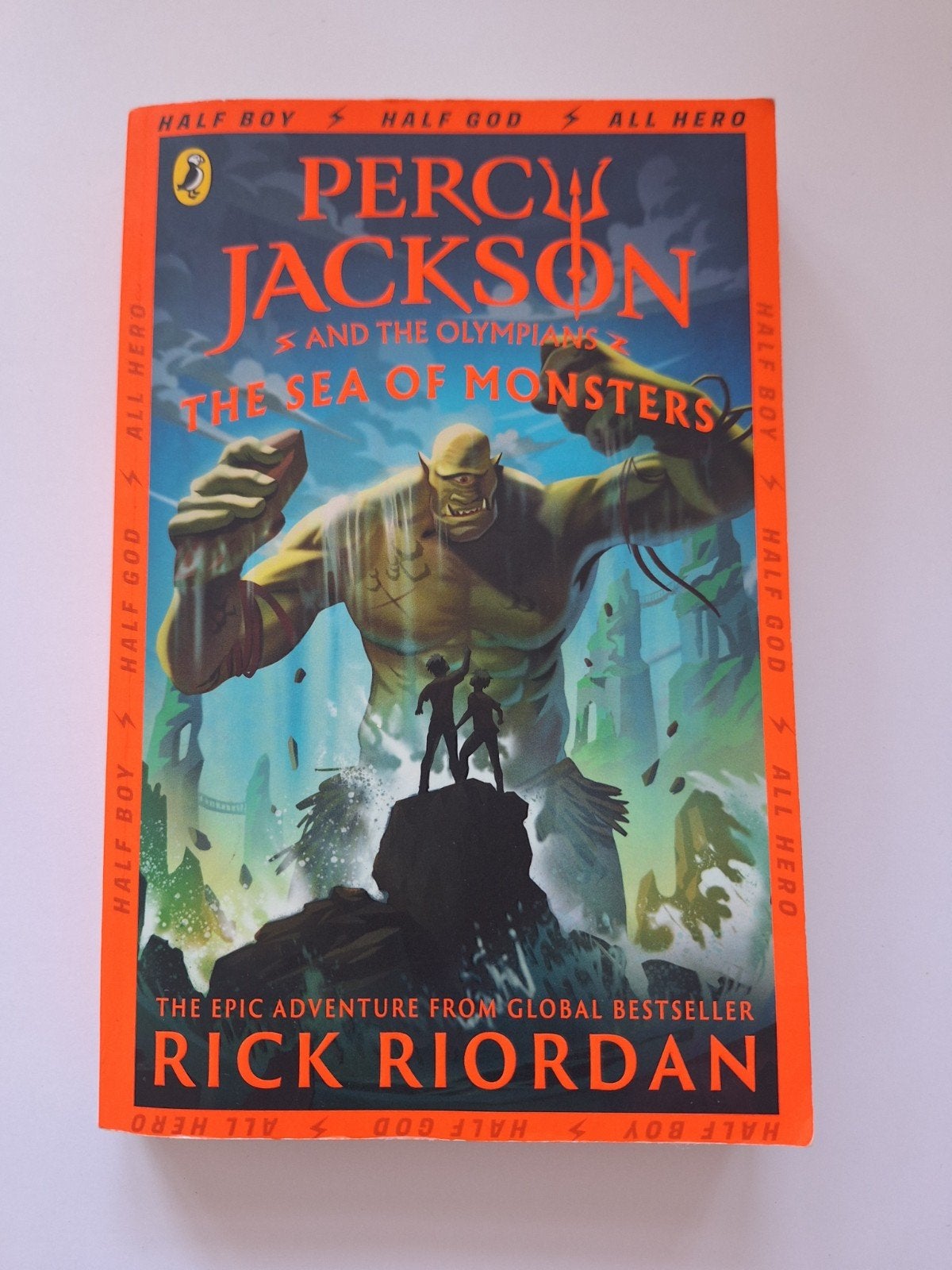 Percy Jackson: The Sea of Monsters - Rick Riordan, Ophalen of Verzenden, Gelezen, Rick Riordan
