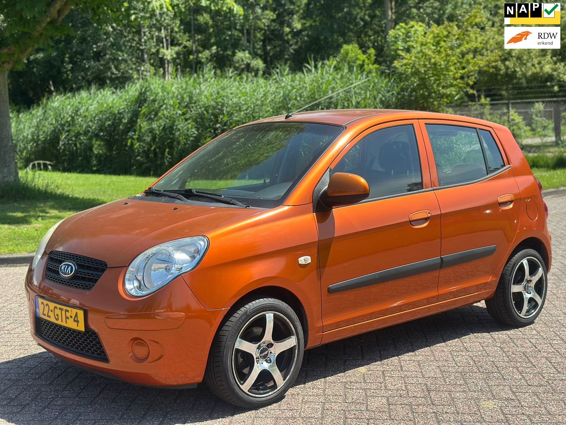 Kia Picanto 1.0 X-tra/AIRCO/ELECRAMEN VOOR, Auto's, Voorwielaandrijving, Stof, 400 kg, Origineel Nederlands