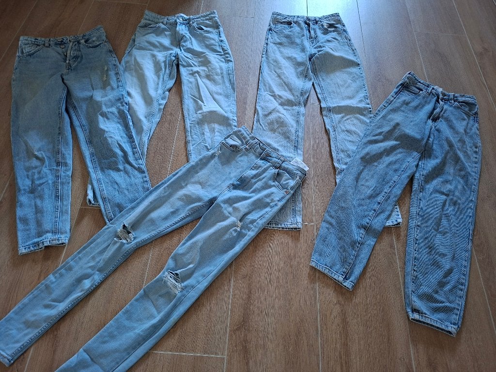 spijkerbroeken maat 32, Kleding | Dames, Blauw, Ophalen of Verzenden, W27 (confectie 34) of kleiner, Stradivarius