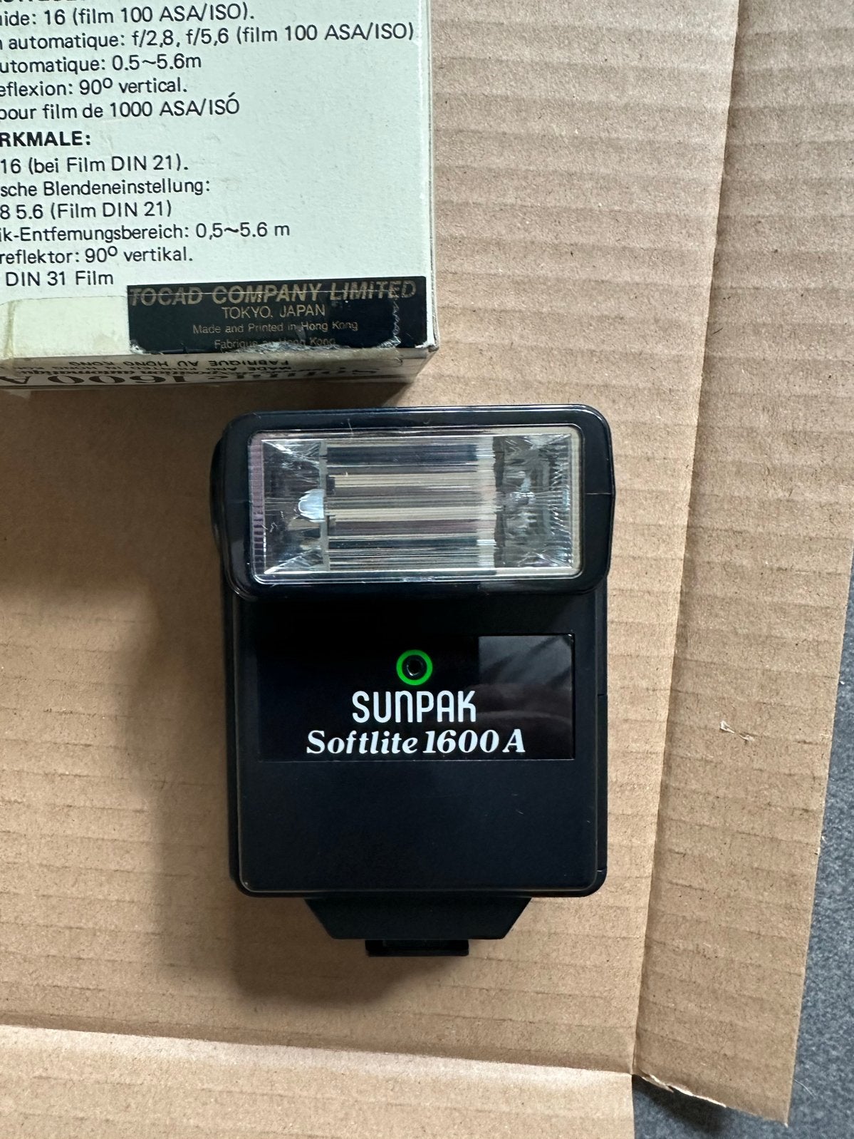 Sunpak Softlite 1600A Flitser voor analoge fotografie, Voor analoge fotografie, Externe flitser, Nieuw, Ophalen of Verzenden