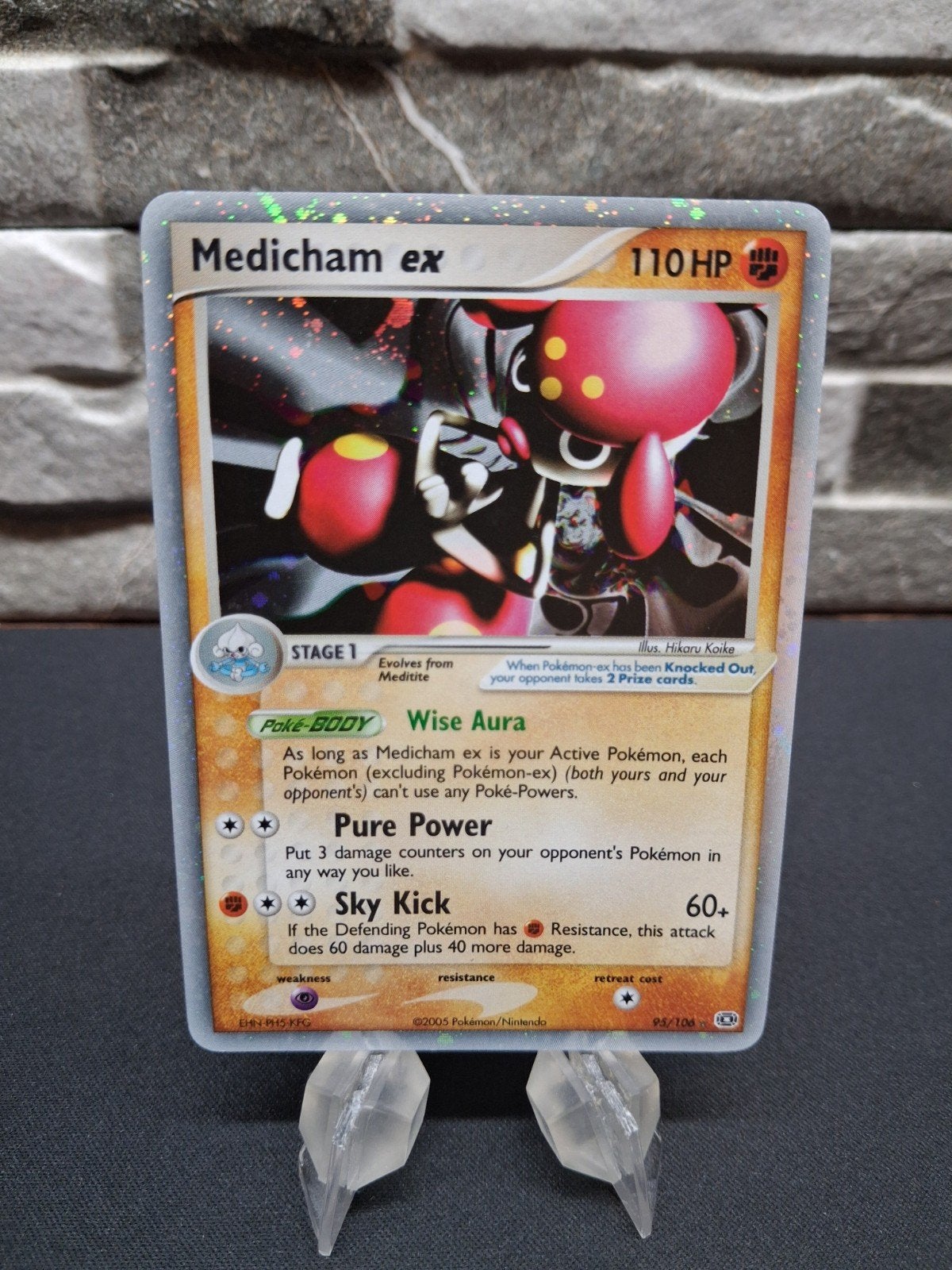 Pokémon Medicham ex 110 HP - Zeldzame Kaart, Ophalen of Verzenden