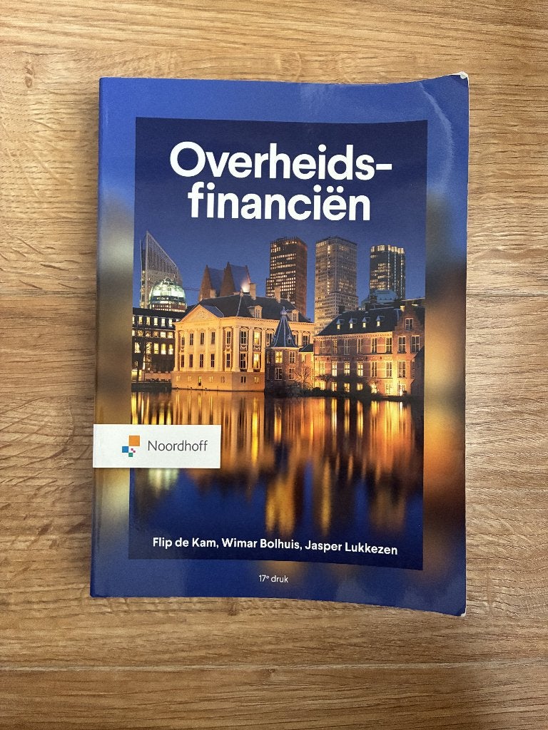 Overheidsfinanciën, Boeken, Studieboeken en Cursussen, Gelezen, Noordhoff, Ophalen of Verzenden, WO