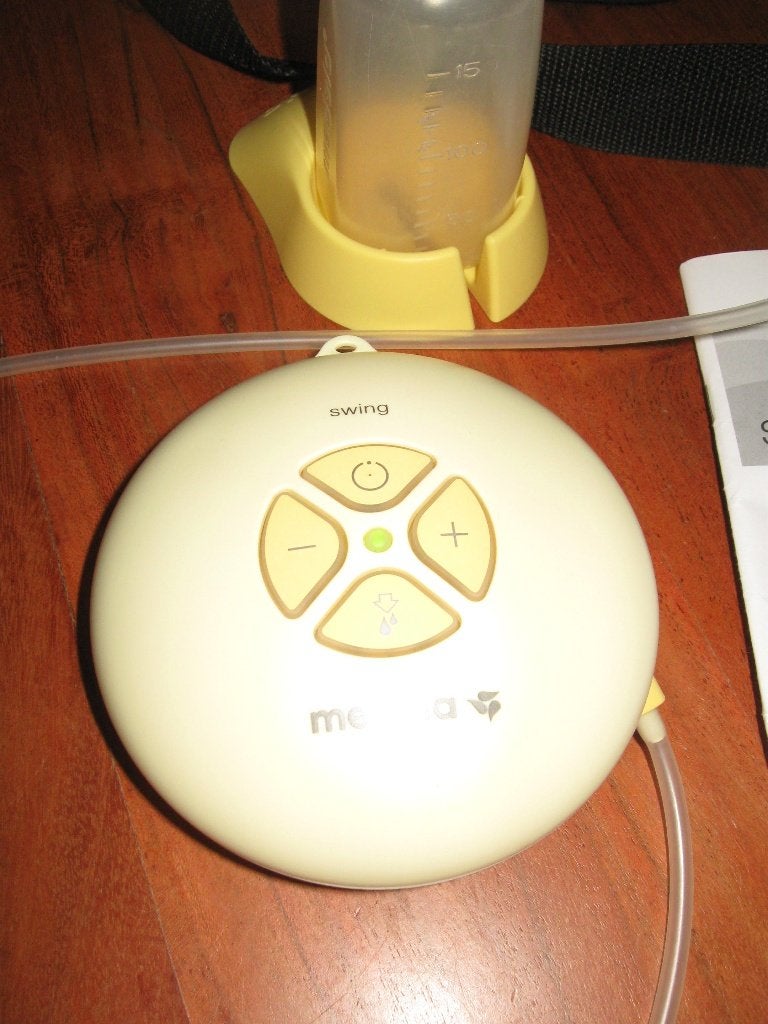 Medela borstkolf swing dubbele, Kinderen en Baby's, Babyvoeding en Toebehoren, Ophalen of Verzenden, Gebruikt, Borstkolf