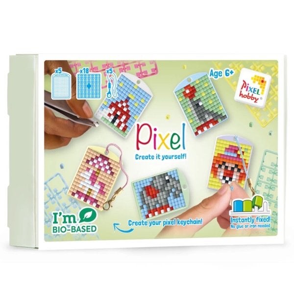 PIXELHOBBY medaillon set circus vanaf 6 jaar key rings, Pixelhobby, Pixelhobby, Overige thema's, Nieuw