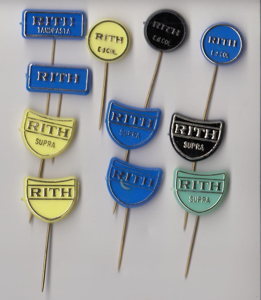 Rith Tandpasta Supra speldjes, Verzamelen, Speldjes, Pins en Buttons, Gebruikt, Speldje of Pin, Overige onderwerpen, Ophalen of Verzenden