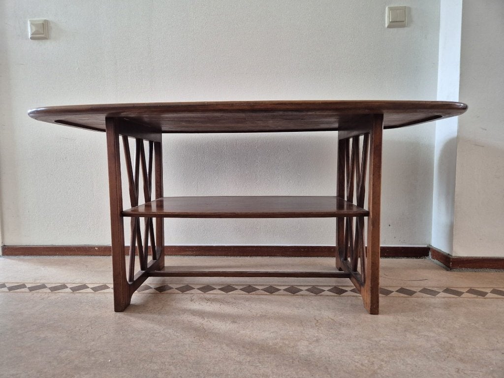 Vintage design salontafel Poly Z door A.A. Patijn, Ophalen, 50 – 75, Dutch mid-century design, Gebruikt