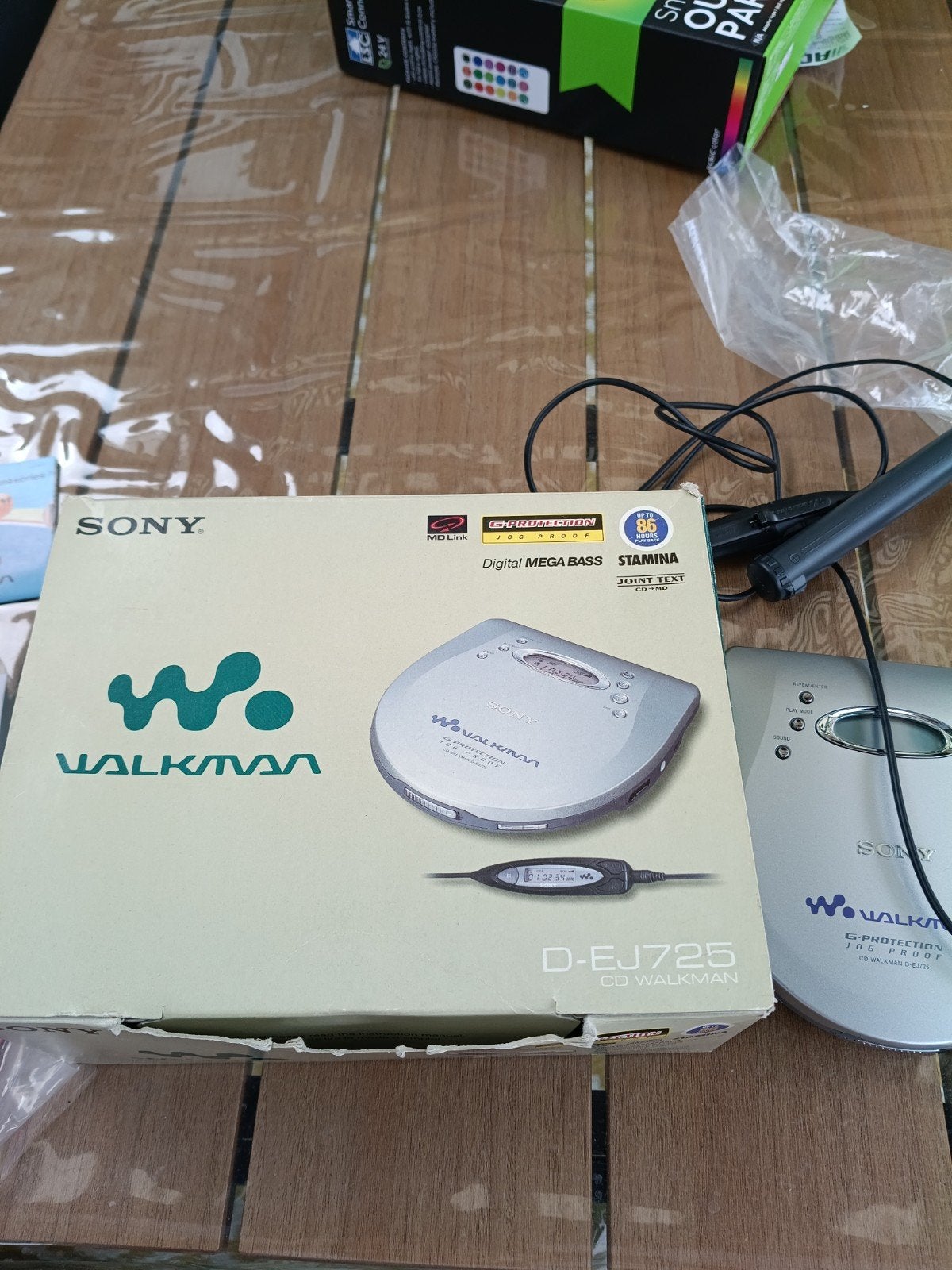 Sony Walkman D-EJ725 CD-speler met originele doos, Ophalen of Verzenden, Discman