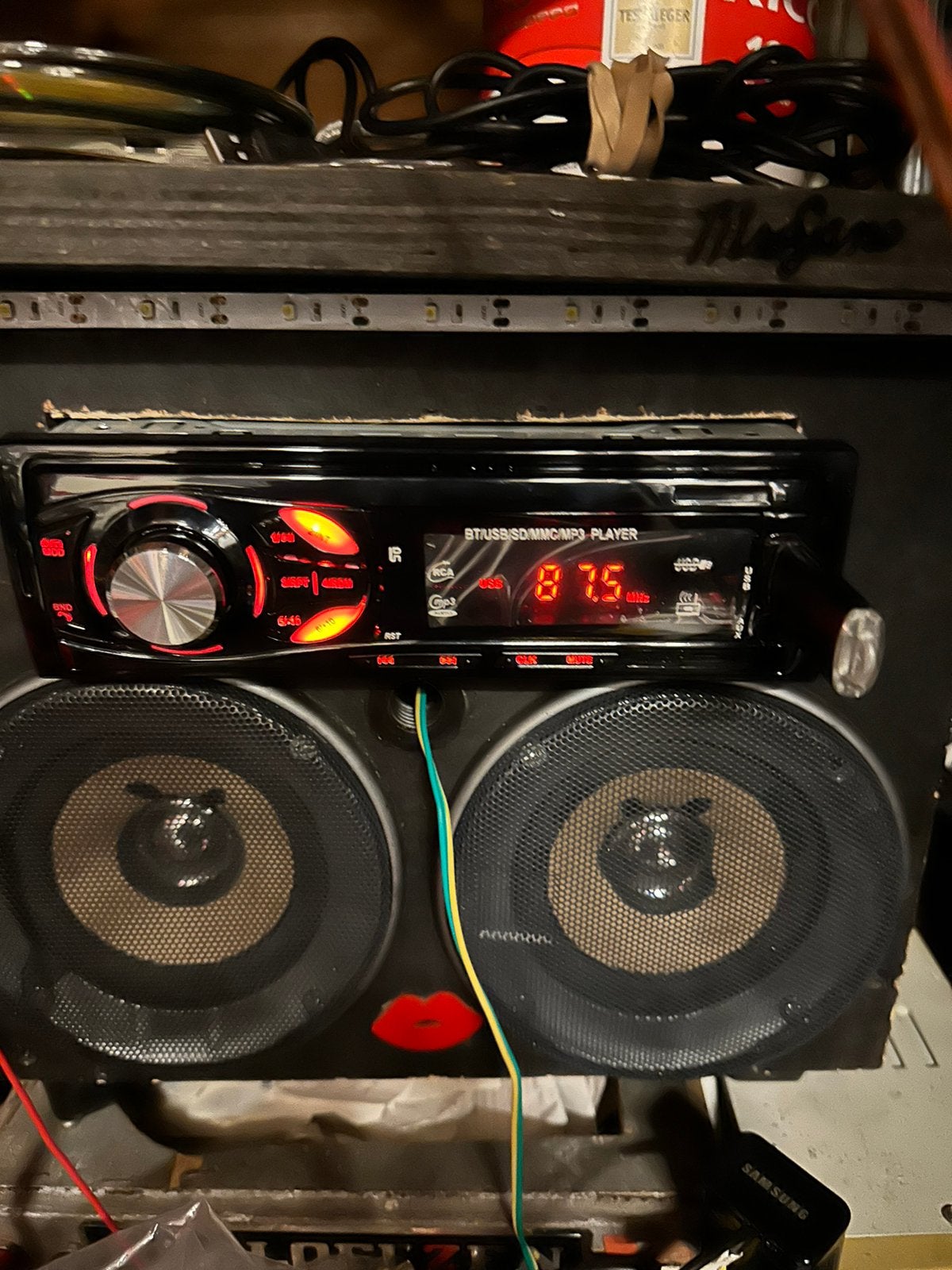 Radio met usb.sd.bluetooth.aux-in, Ophalen of Verzenden, Zo goed als nieuw
