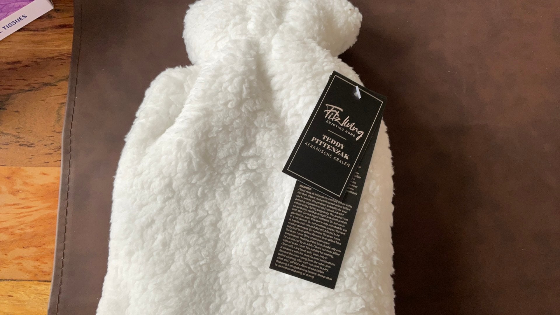 Nieuwe Teddy pittenzak- Heerlijk Warm en Zacht, Ophalen of Verzenden, Nieuw, Wit, Textiel