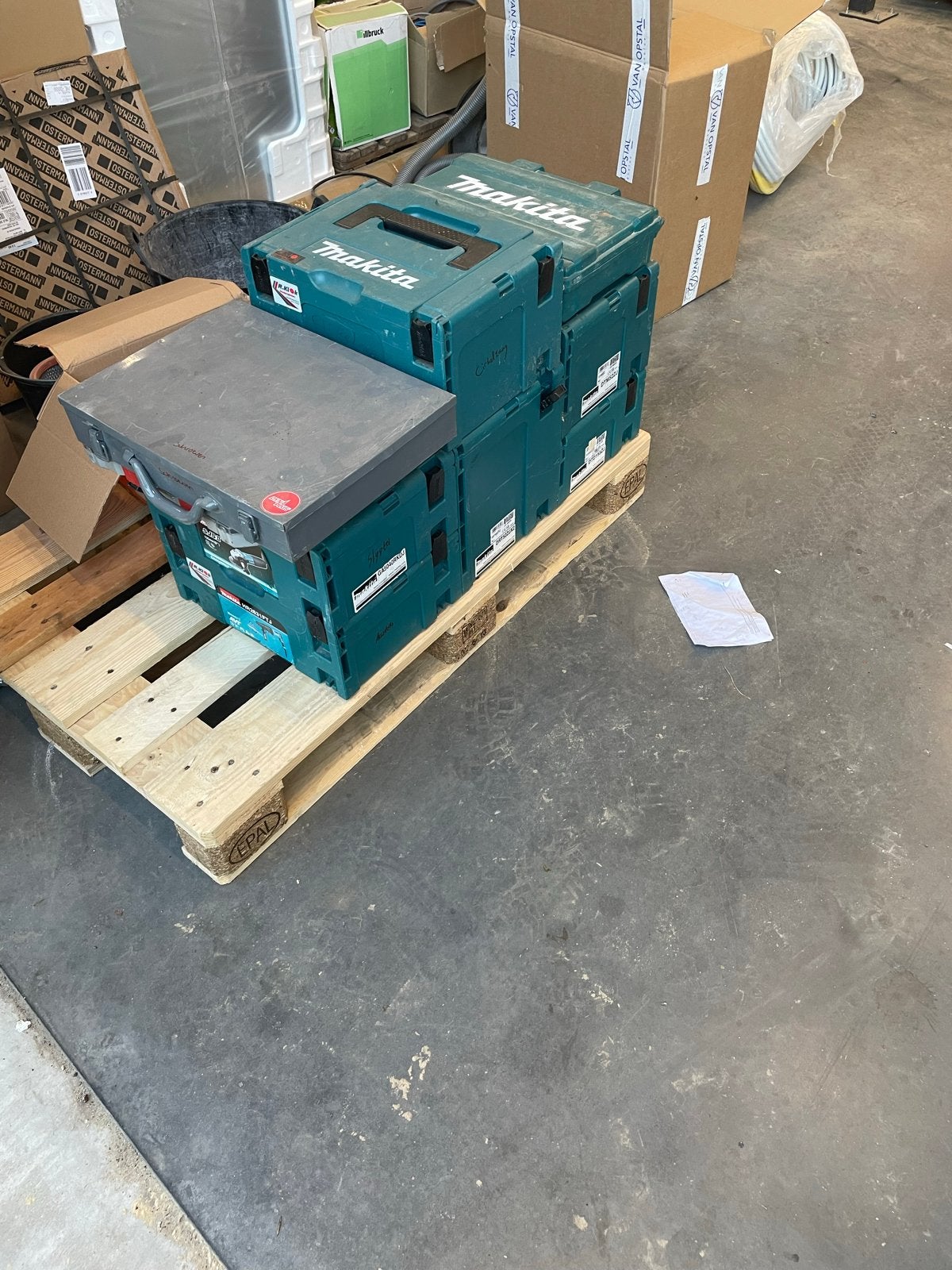 Makita gereedschapskisten en opbergboxen, Doe-het-zelf en Verbouw, Gereedschapskisten, Ophalen of Verzenden, Gebruikt