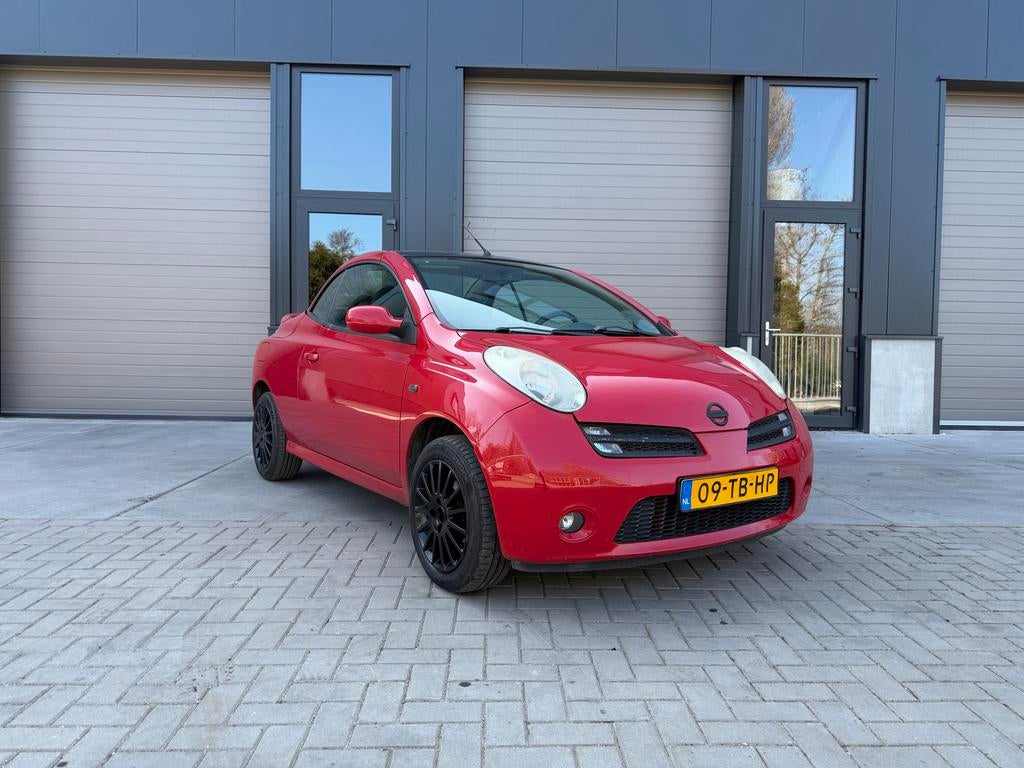 Nissan Micra 1.4 C+C 2006 Rood, Auto's, Nissan, Particulier, Micra, Benzine, D, Cabriolet, Handgeschakeld, Origineel Nederlands