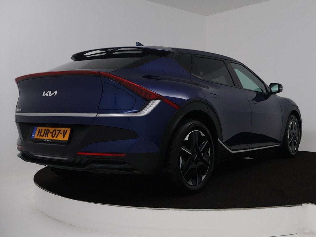 Kia Ev6 Light Edition 63 kWh | Company Car| 10 Jaar Garantie, Auto's, Kia, 12 maanden, Achterwielaandrijving, Blauw, Leder en Stof