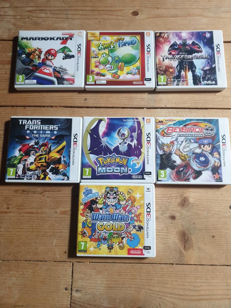 Set van 7 lege Nintendo 3DS spellen, 1 speler, Ophalen of Verzenden, Avontuur en Actie, Vanaf 3 jaar