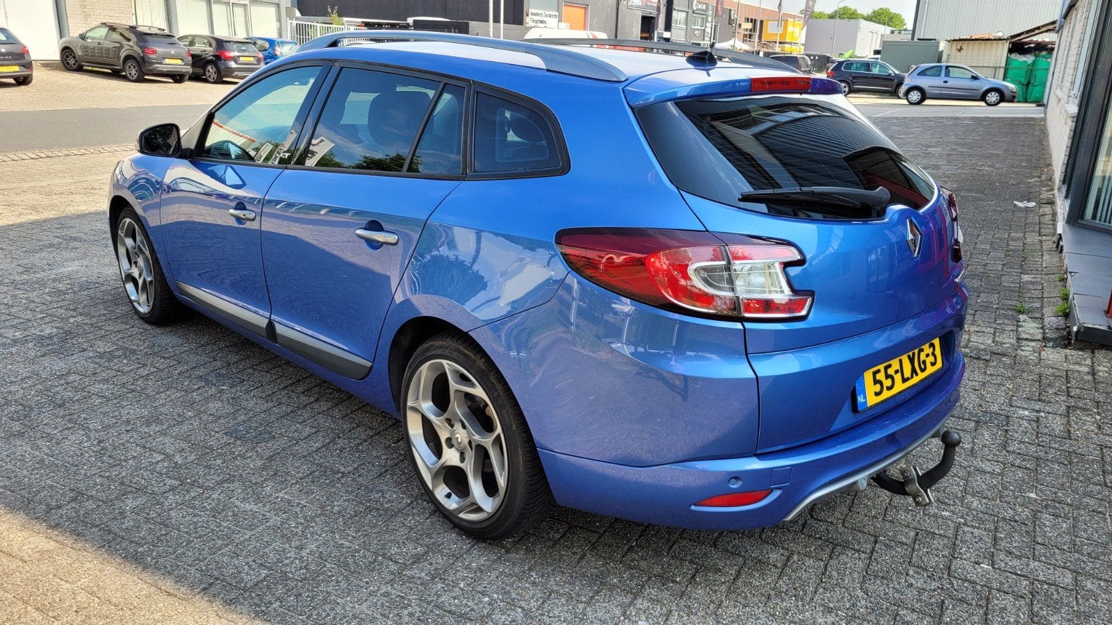 Renault Mégane gt line 2.0 16V TCE 180pk Estate 2010 nw apk, 730 kg, 4 cilinders, Xenon verlichting, Blauw