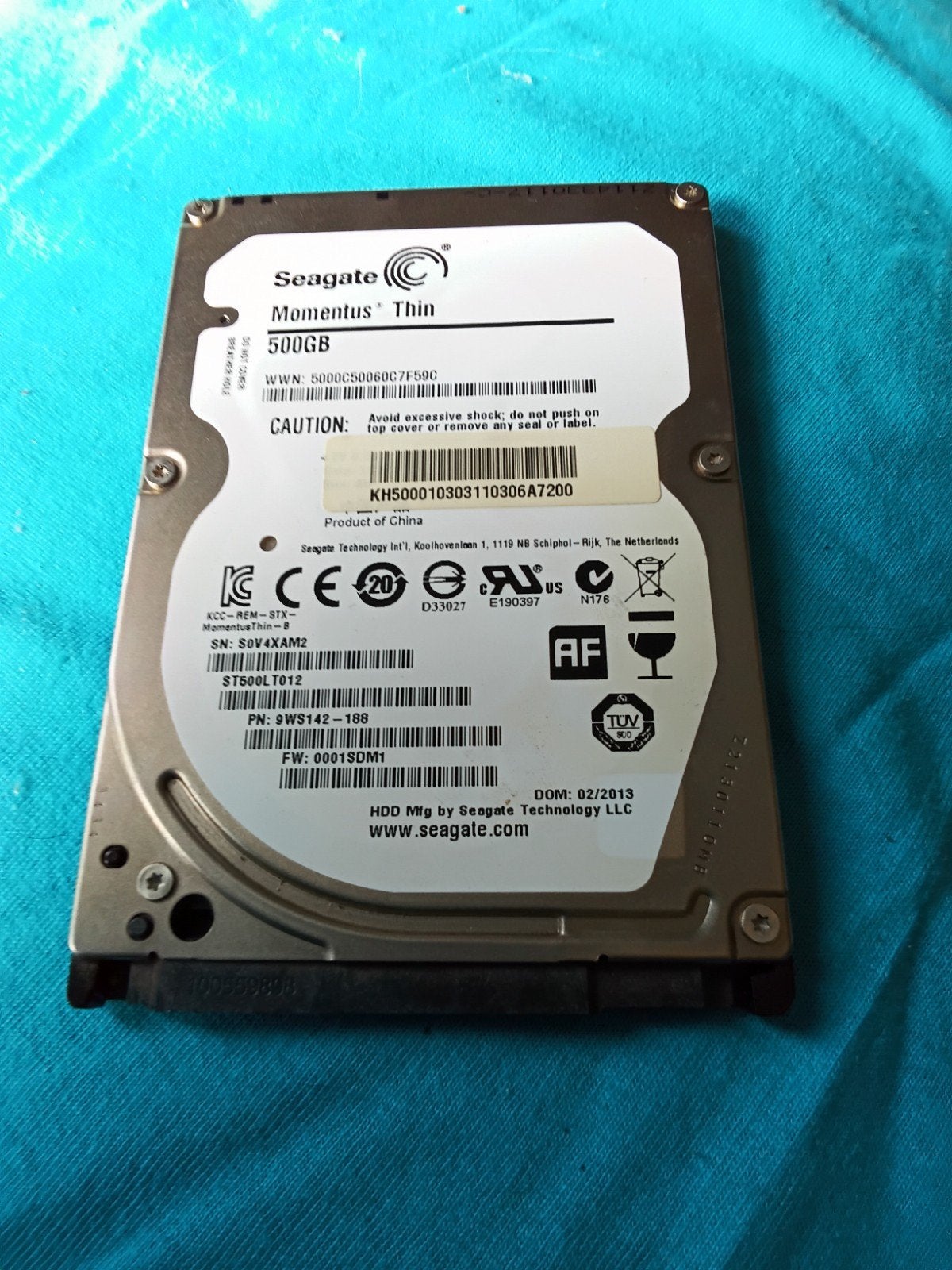 Seagate Momentus Thin 500GB HDD - SATA, Intern, Gebruikt, Ophalen of Verzenden, Seagate