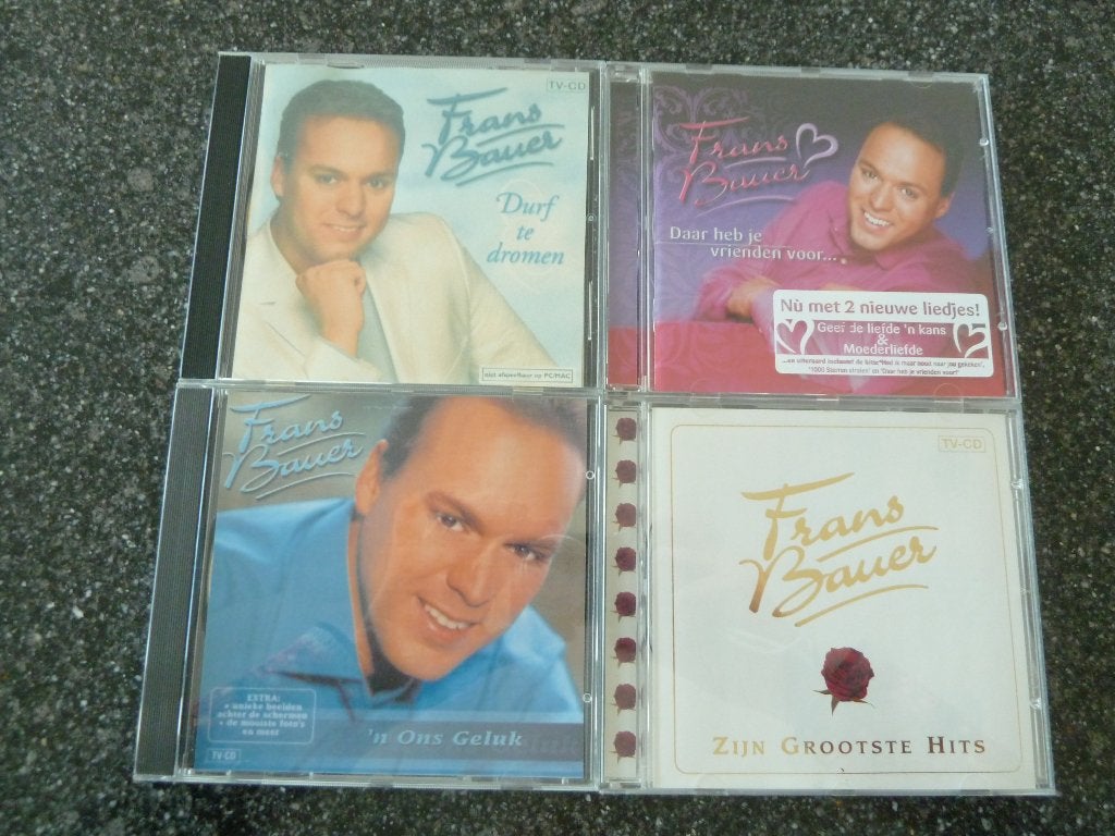 Frans Bauer 4 cd 's zgan, Ophalen of Verzenden, Zo goed als nieuw, Levenslied of Smartlap, Inclusief doosje