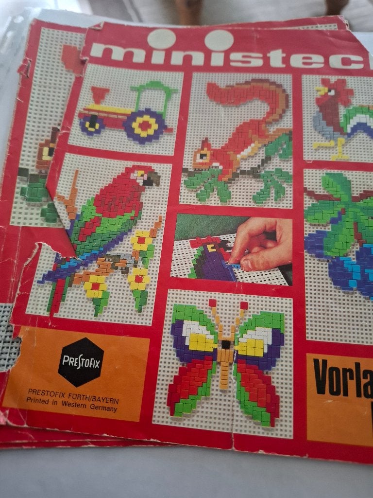 Ministeck vorlagenheft 1, Hobby en Vrije tijd, Ophalen of Verzenden, Gebruikt, Voorbeeldboek