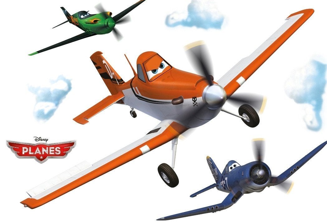 Disney Planes muursticker 70x100cm, Meerkleurig, Nieuw, Ophalen of Verzenden, Overige typen