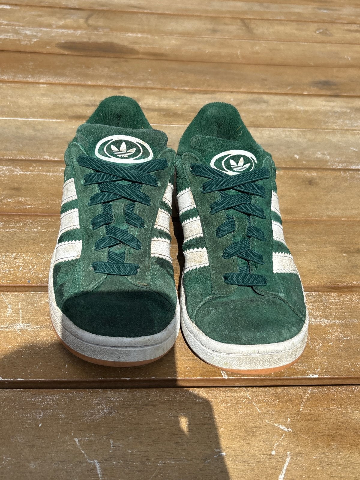 Adidas Campus Schoenen Groen - Maat 34, Ophalen of Verzenden, Gebruikt, Jongen of Meisje, Schoenen