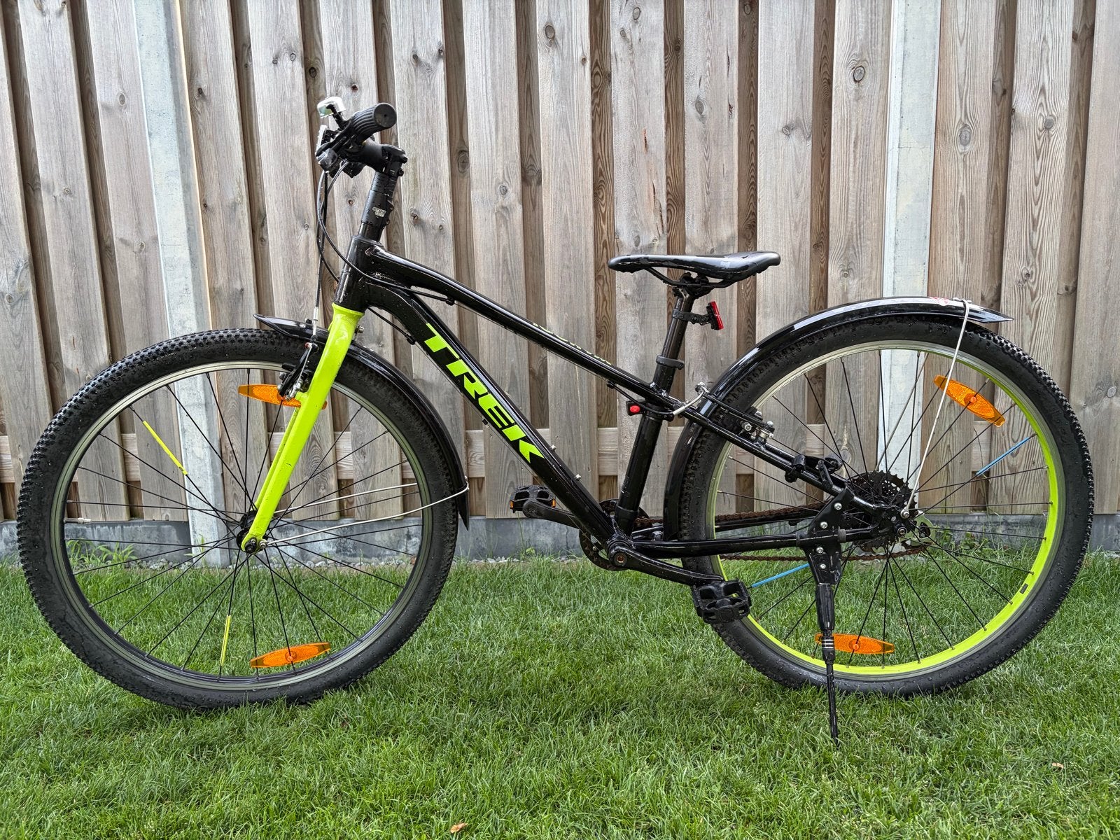 Trek 26 inch kinderfiets / mountainbike - Zwart/Neon Geel, Fietsen en Brommers, Fietsen | Kinderfietsjes, Ophalen, Gebruikt, 20 inch of meer