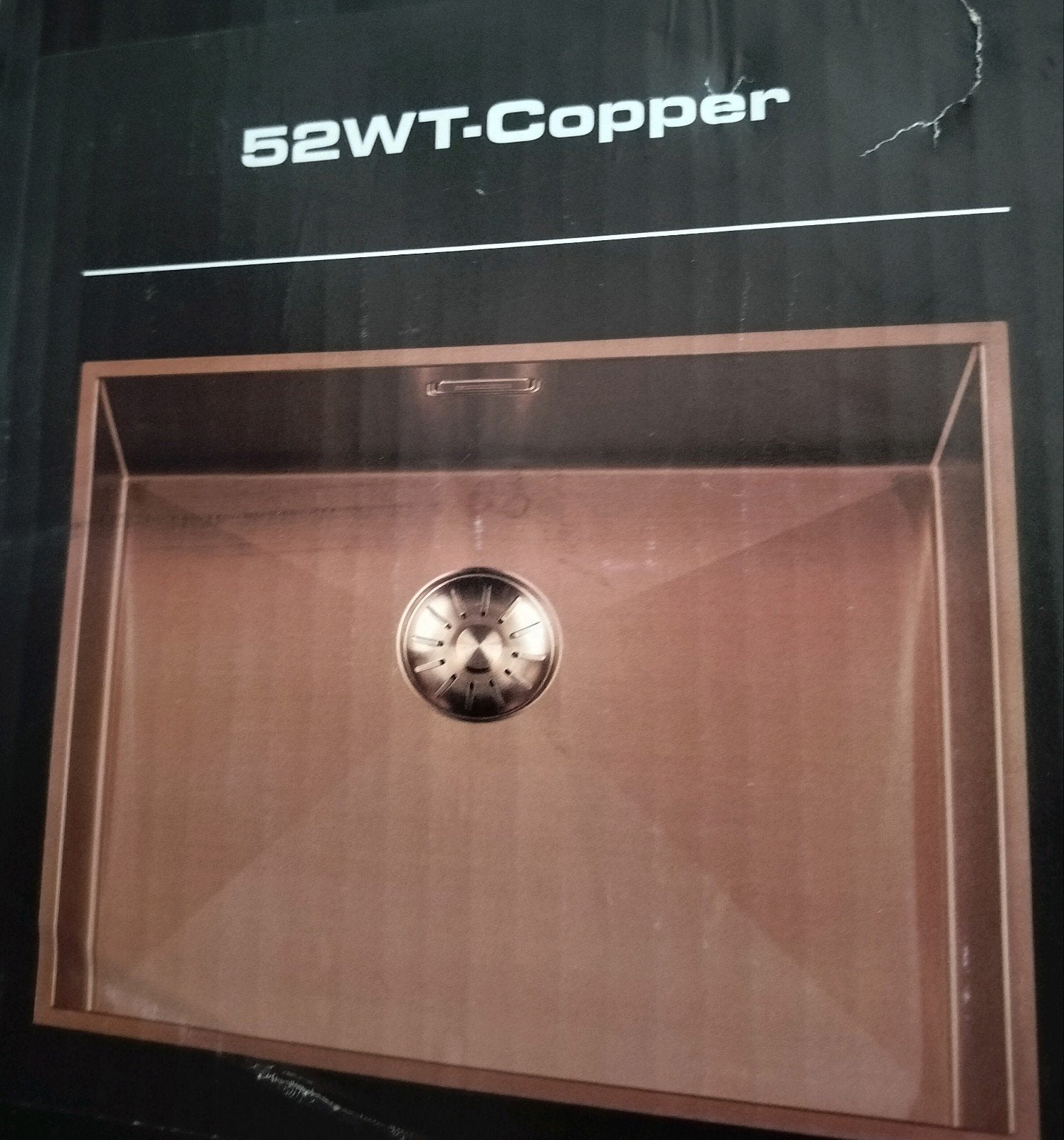 Lorraine 52WT-Copper spoelbak - Nieuw nog in doos, Huis en Inrichting, Keuken | Keukenelementen, Nieuw, Minder dan 100 cm, 50 tot 100 cm