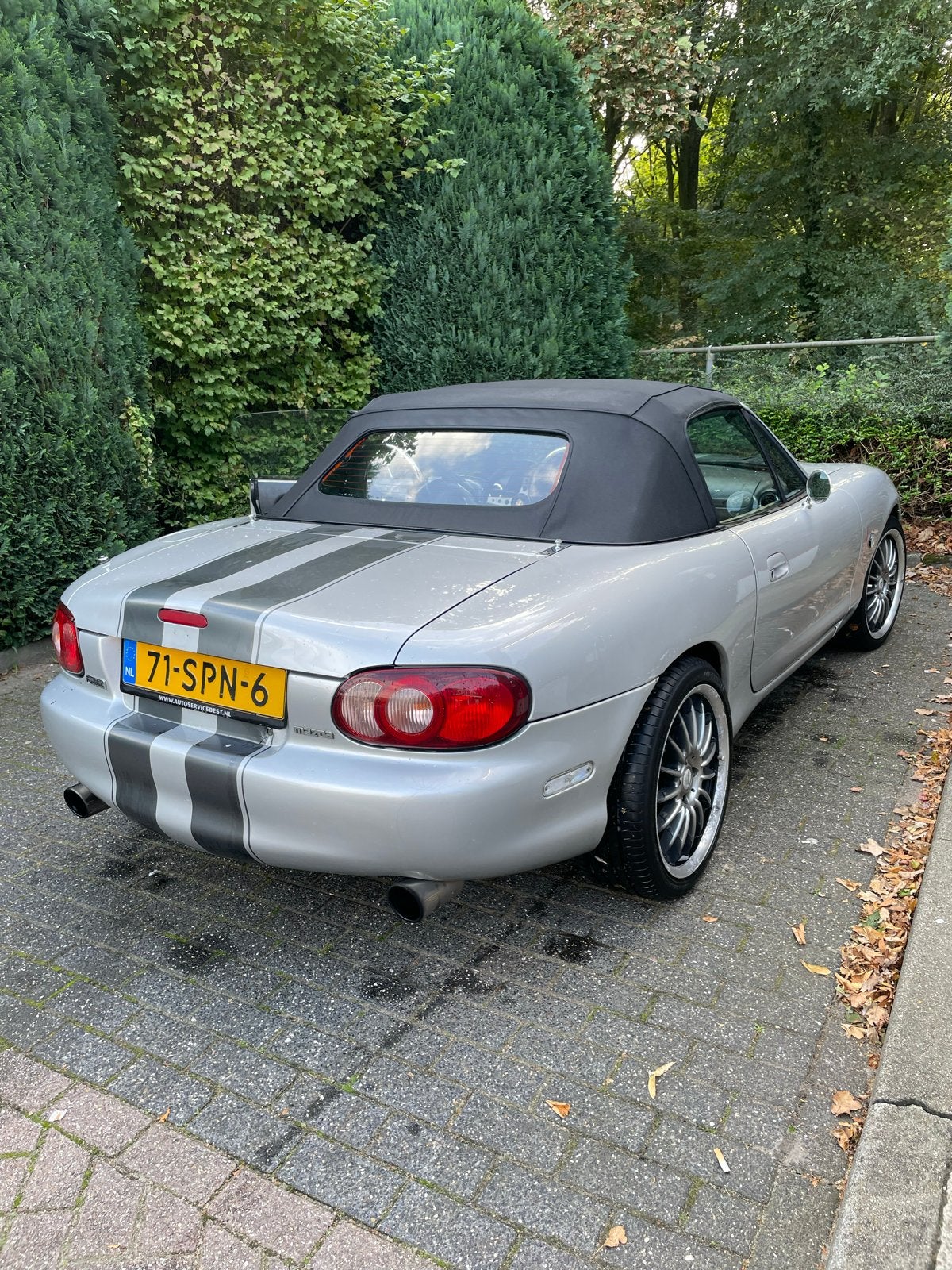 Mazda MX-5 1.6 I 1998 Grijs, Achterwielaandrijving, 40 €/maand, 4 cilinders, Cabriolet