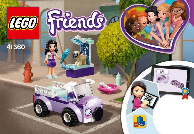 LEGO | Friends | Emma's mobiele dierenkliniek | 41360, Lego, Lego, Nieuw, Ophalen of Verzenden