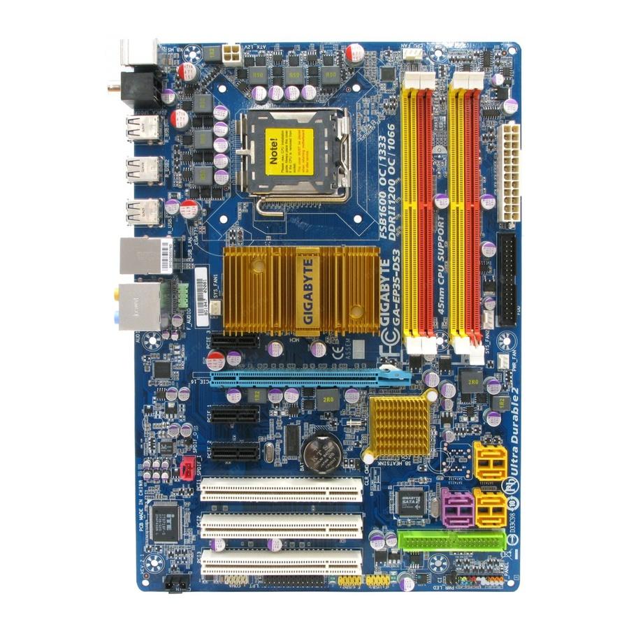 Gigabyte GA-EP35-DS3, Ophalen, Gebruikt, Q6600, 4 GB