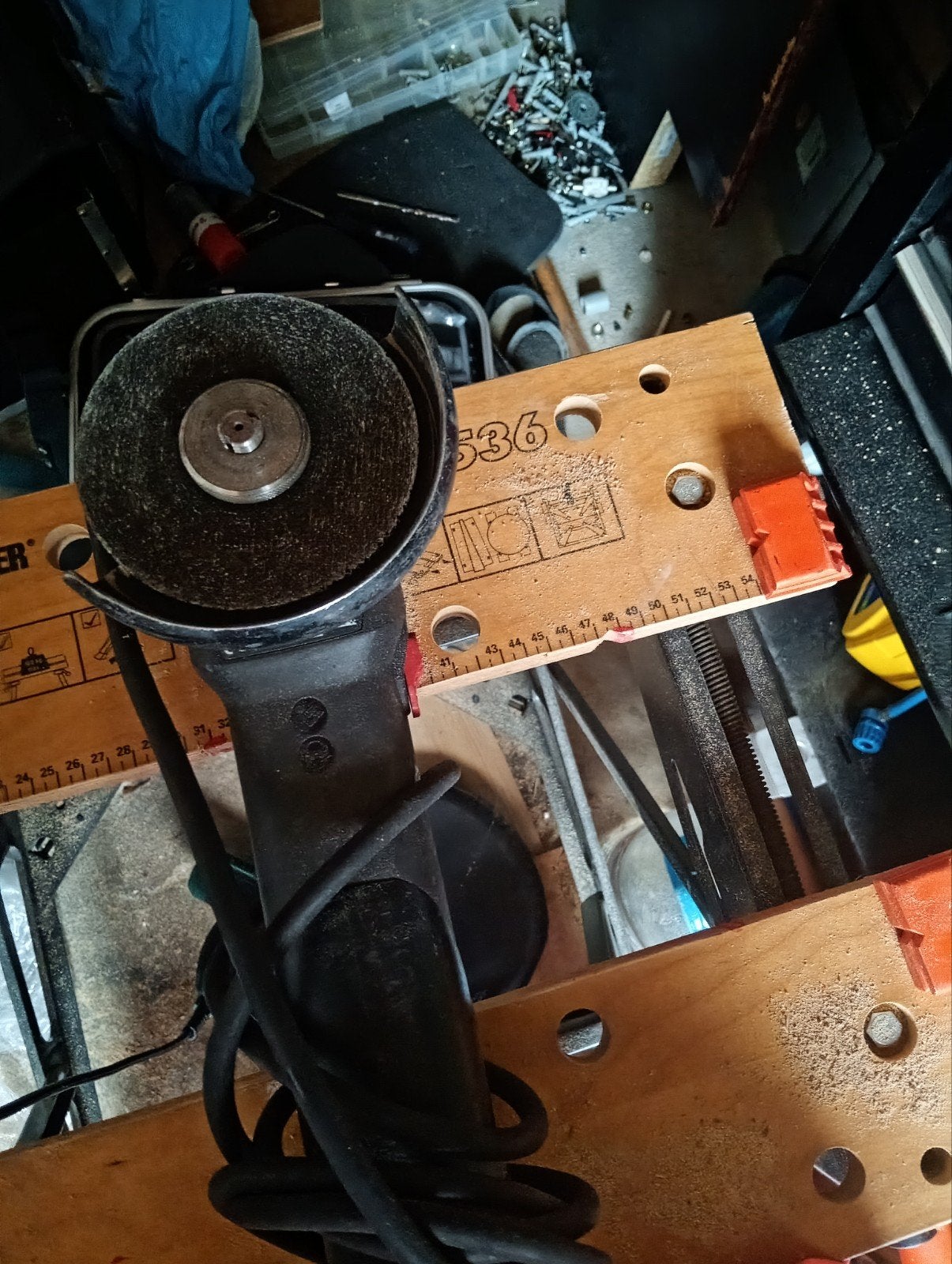 Wurth Haakse Slijper - Gebruikt, Doe-het-zelf en Verbouw, Ophalen of Verzenden, Gebruikt, 700 tot 1000 watt, Haakse handslijpmachine
