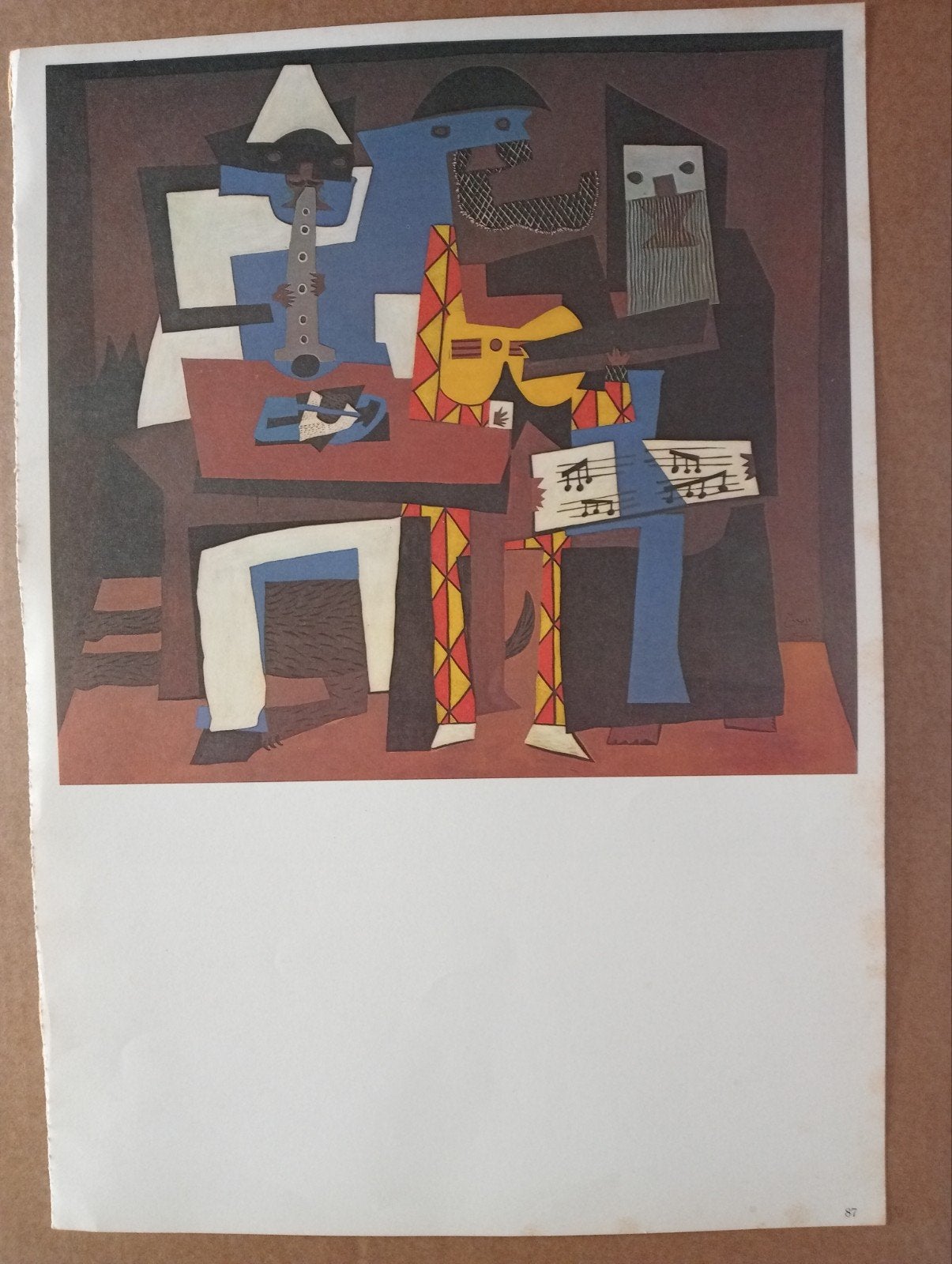 Pablo Picasso print jaren 70 -80, Ophalen of Verzenden