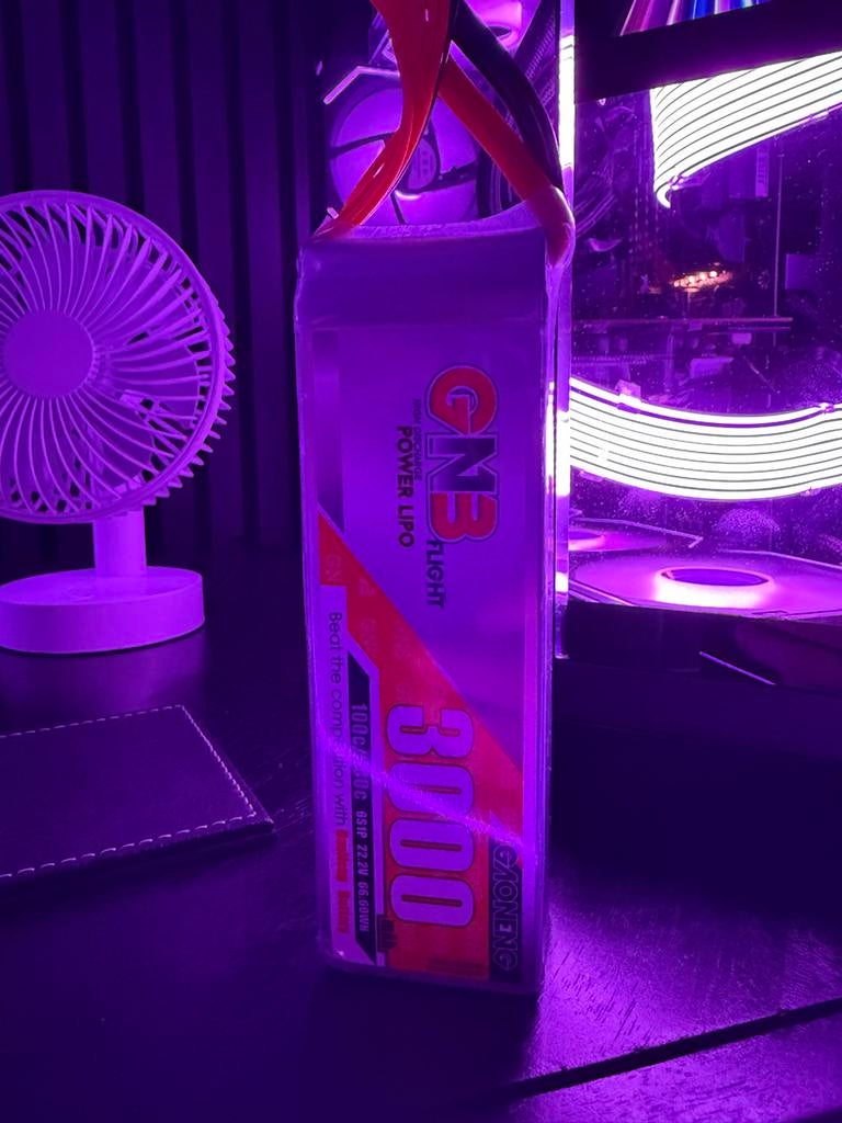 Gaoneng GNB 3000mAh 6S 22.2V LiPo  (100C/200C) – Topconditie, Ophalen of Verzenden, Gebruikt, Oplaadbaar
