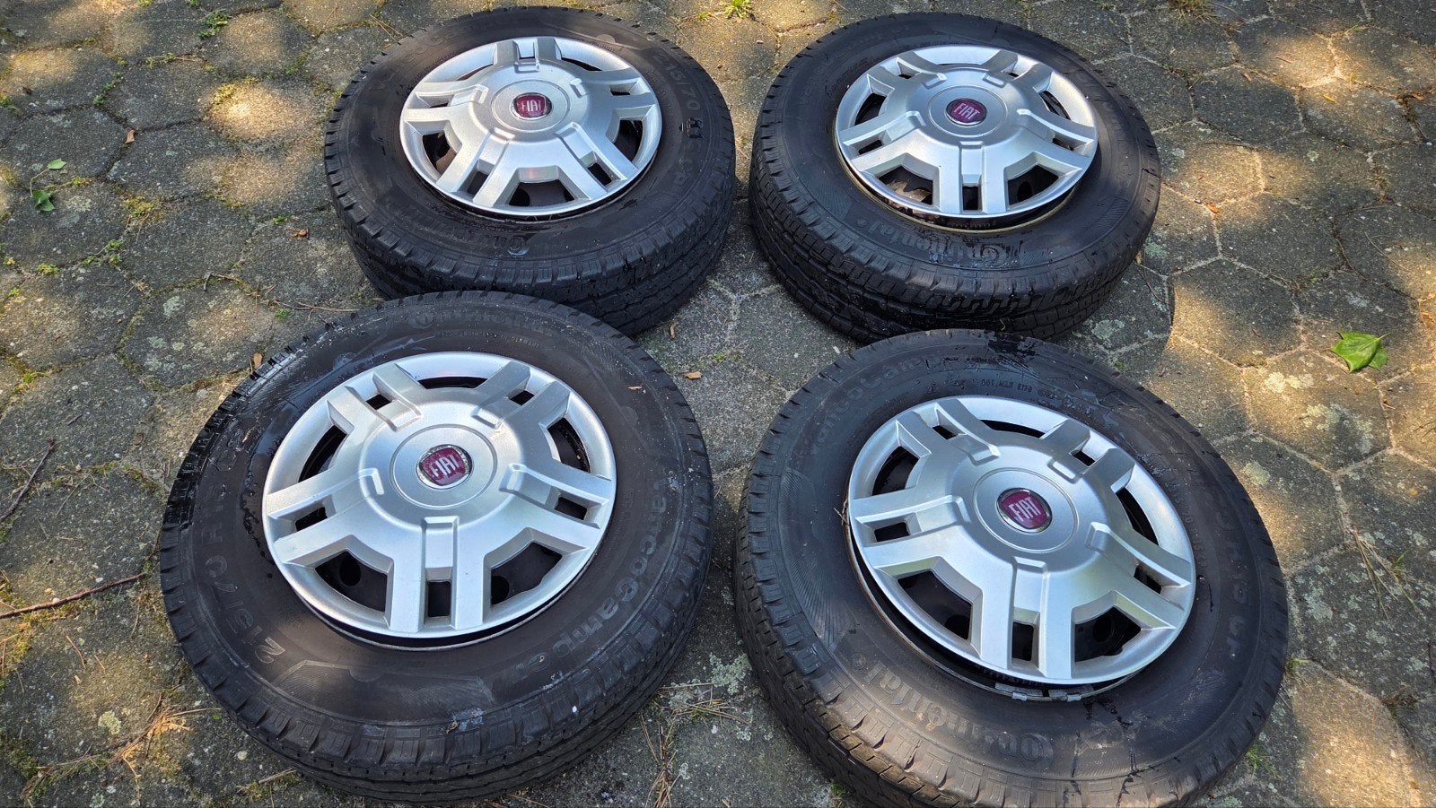 Fiat Ducato velgen met Continental Vanco Camper banden, Auto-onderdelen, Banden en Velgen, Ophalen, 15 inch, Banden en Velgen
