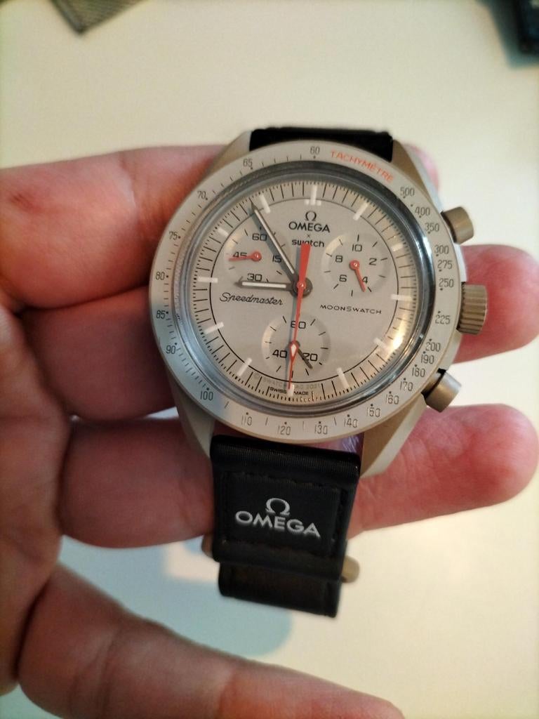 Omega swatch, Ophalen of Verzenden, Roze, Jongen of Meisje