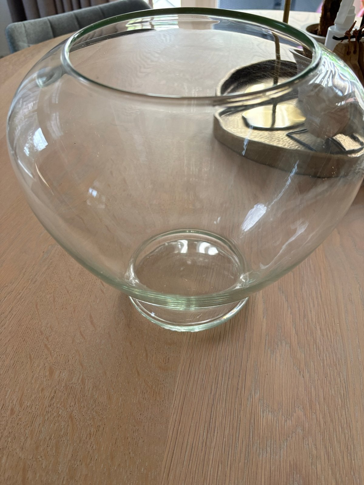 Glazen vissenkom, Ophalen, Zo goed als nieuw, Leeg aquarium