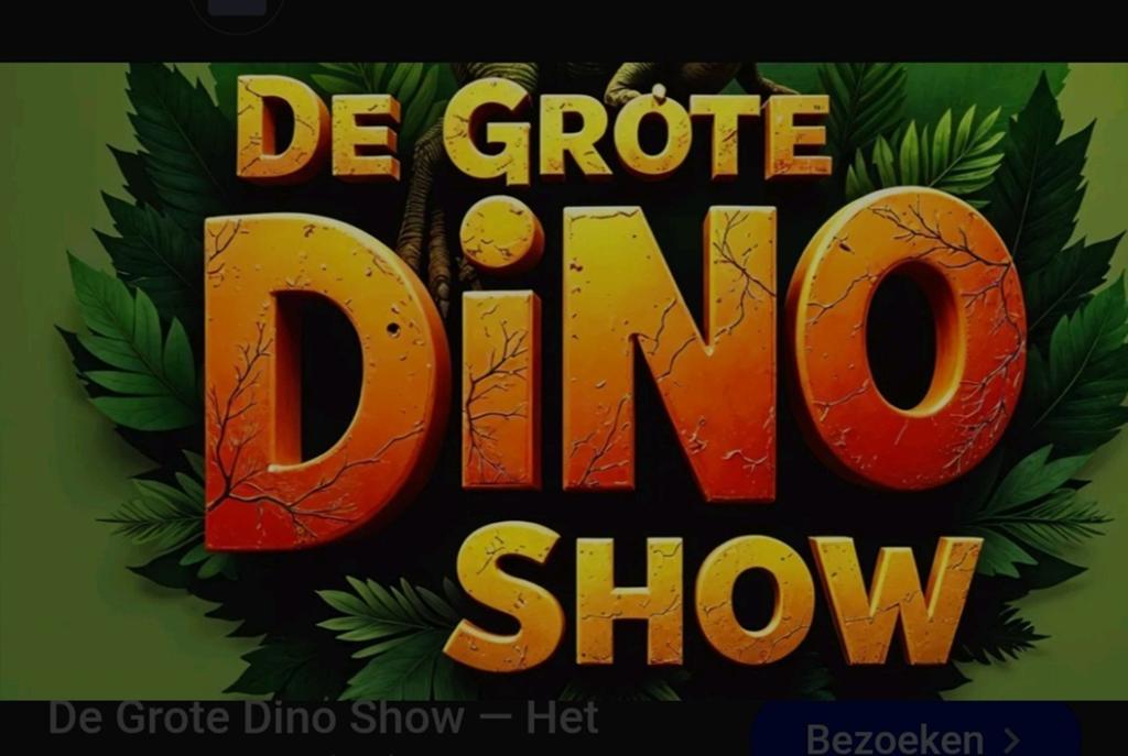 2 kaartjes grote Dino show waalwijk 6 juni, Tickets en Kaartjes, Theater | Musical