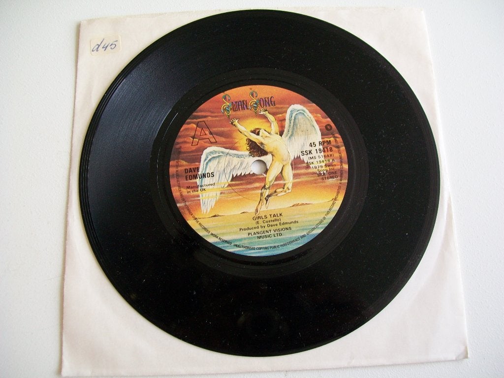 7" Single Dave Edmunds - Girls Talk / Bad Is Bad, Gebruikt, 7 inch, Ophalen of Verzenden, Pop