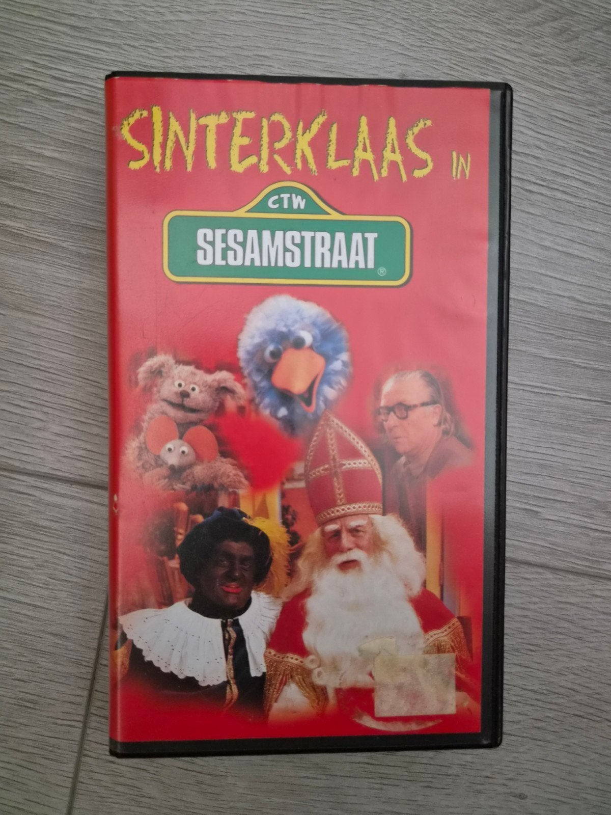 Videoband Sinterklaas in Sesamstraat 1996 VHS, Cd's en Dvd's, Ophalen of Verzenden