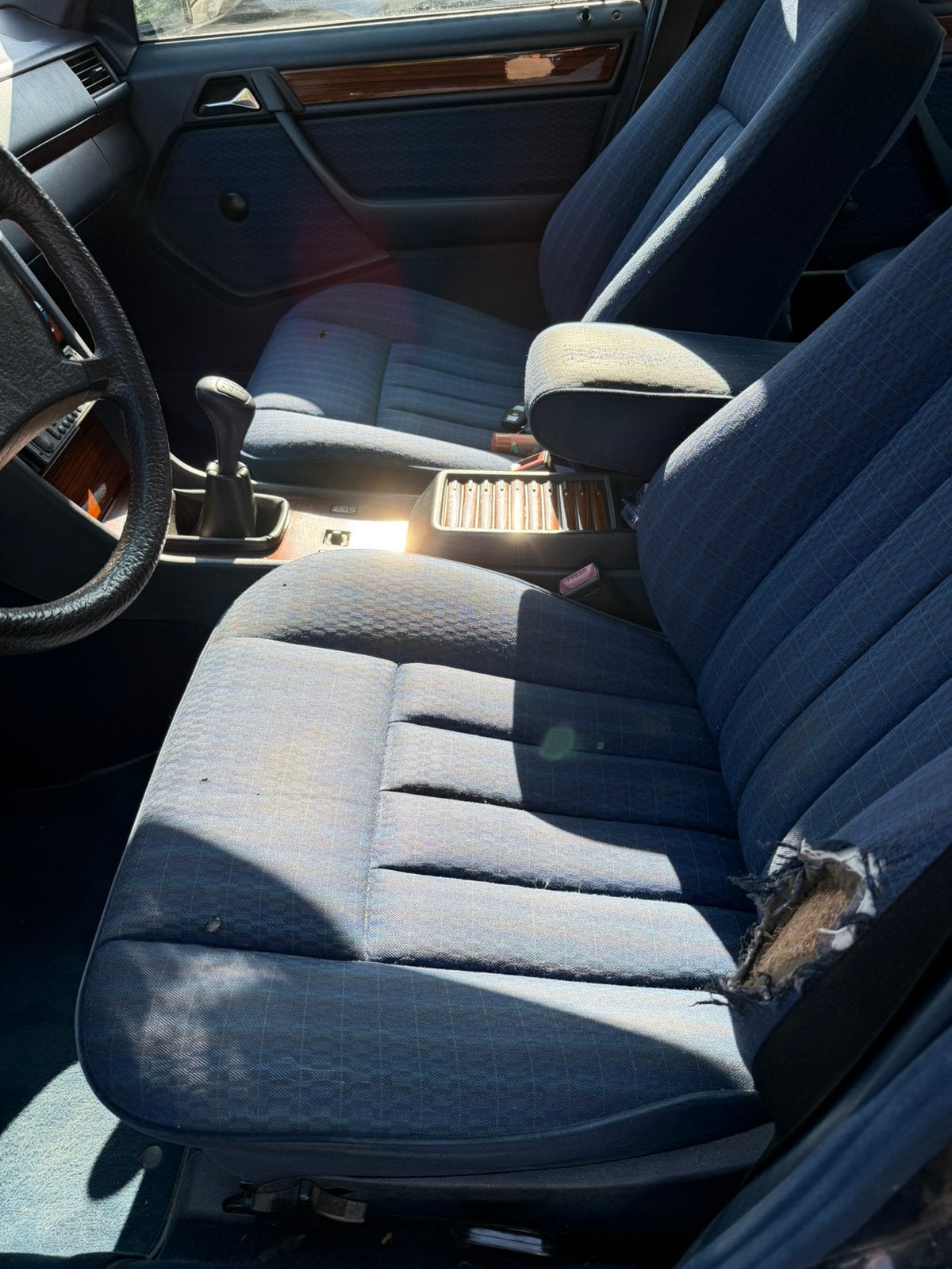 Mercedes w124 complete stoelen voor en achter, Auto-onderdelen, Interieur en Bekleding, Mercedes-Benz, Gebruikt, Ophalen