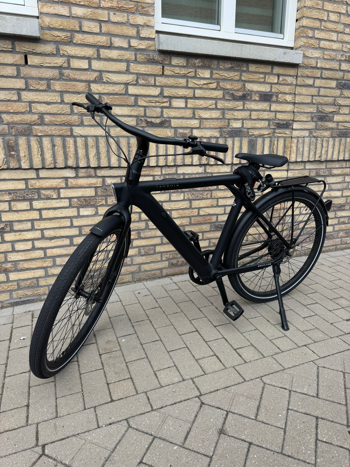 Nette Tenways CGO009 Black E-bike (811 km), Zo goed als nieuw, 51 tot 55 cm, 50 km per accu of meer, Ophalen