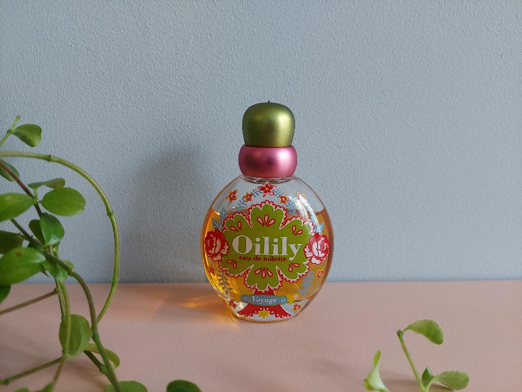 Oilily parfum Voyage 50 mL, Ophalen of Verzenden, Gebruikt, Parfumfles