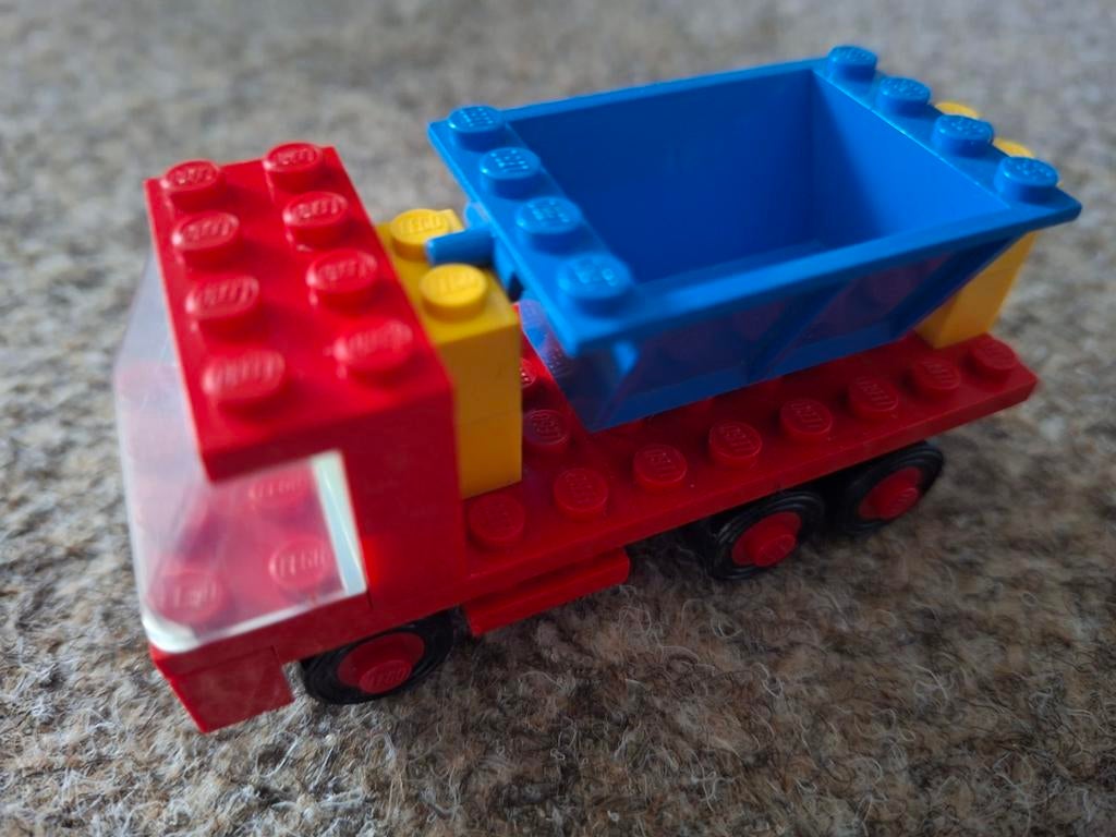 Lego 435/612 kiepwagen rood met blauwe bak, Ophalen of Verzenden, Gebruikt, Complete set, Duplo